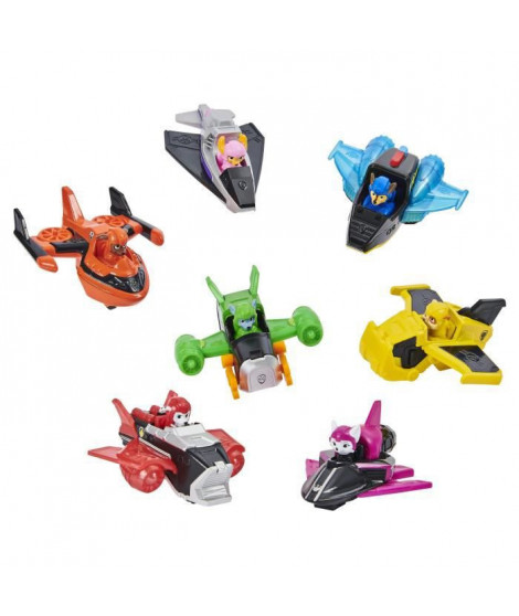 PACK DE 7 VEHICULES TRUE METAL JET TO THE RESCUE La Pat' Patrouille