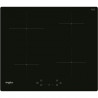 WHIRLPOOL - WSQ4860NE - Table de cuisson induction - 4 foyers - 7200W - L60 cm - Revetement verre noir