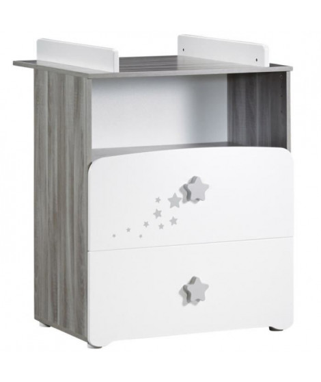 BABY PRICE New  Nao Commode a langer 2 tiroirs + 1 grande niche