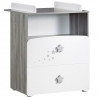 BABY PRICE New  Nao Commode a langer 2 tiroirs + 1 grande niche
