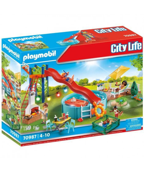 PLAYMOBIL - 70987 - City Life - Espace Détente avec Piscine