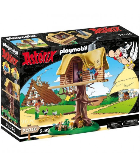 PLAYMOBIL - 71016 - Astérix : La hutte d'Assurancetourix