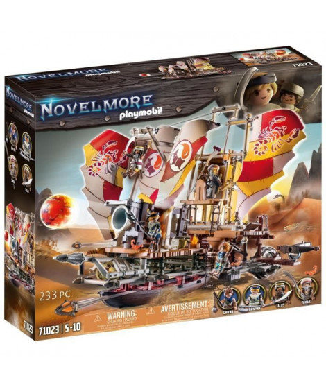 PLAYMOBIL - 71023 - Novelmore - Sal'ahari Sands - Navire des sables