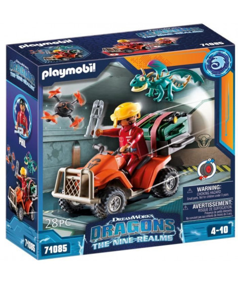 PLAYMOBIL - 71085 - Dragons Nine Realms: Icaris Quad