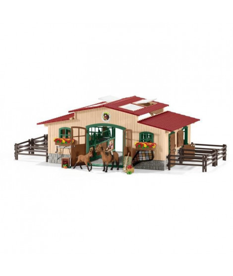 SCHLEICH - Ecurie avec chevaux  - 42195 - Gamme Farm World