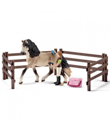 SCHLEICH - Kit de soin pour chevaux andalous - 42270 - Gamme Horse Club