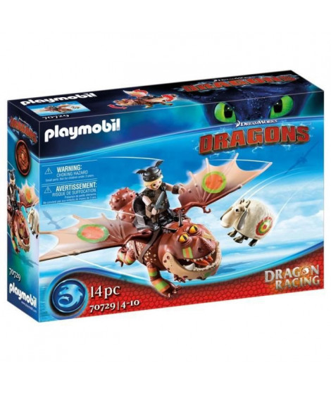 PLAYMOBIL 70729 Dragon Racing: Varek et Bouledogre