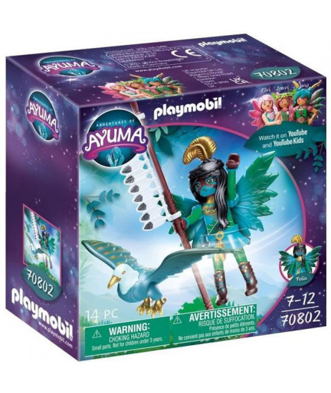 PLAYMOBIL - 70802 - AYUMA - Knight Fairy avec animal préféré