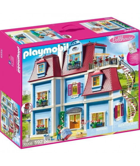 PLAYMOBIL - 70205 - Dollhouse La Maison Traditionnelle - Grande Maison Traditionnelle