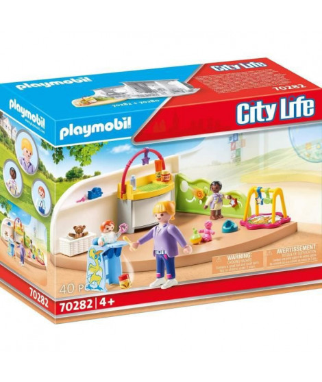 PLAYMOBIL - 70282 - Espace creche pour bébés