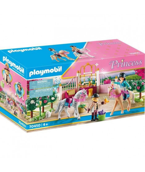 PLAYMOBIL - 70450 - Princesse avec chevaux et instructeur