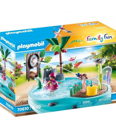 PLAYMOBIL - 70610 - Piscine avec jet d'eau