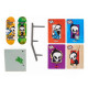 Finger Skate - Tech Deck Pack Versus 2 Fingerboard - 6061574 - Avec 2 authentiques Mini Skate & 4 cartes collector -Modele al…