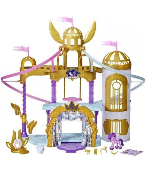 MY LITTLE PONY - A New Generation - La maison royale - château de 56 cm avec tyroliennes et Figurine Princess Petals