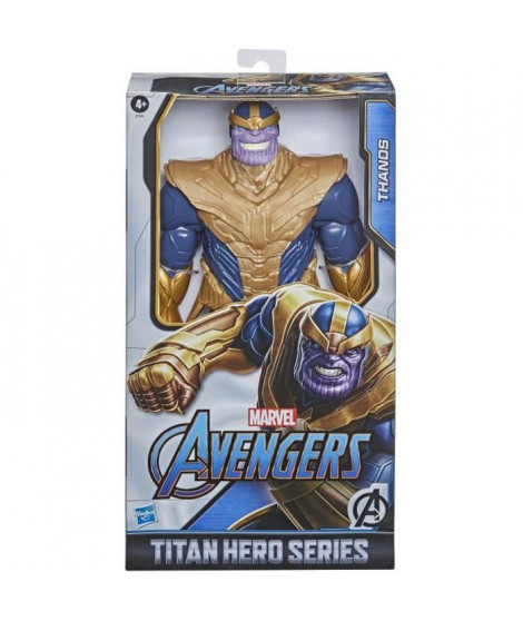 MARVEL AVENGERS - - Figurine Thanos - Titan Hero Series Blast Gear Deluxe de 30 cm - inspirée des bandes dessinées Marvel
