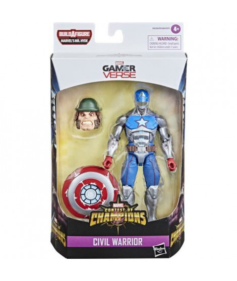Figurine Civil Warrior de 15 cm a collectionner avec bouclier - a partir de 4 ans - Hasbro Marvel Legends Series