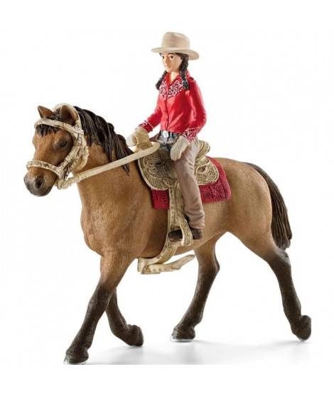 SCHLEICH - Cavaliere western - 42112 - Gamme Horse Club