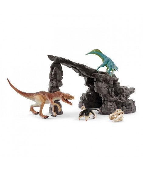 Schleich - Kit de dinosaures avec grotte - 41461