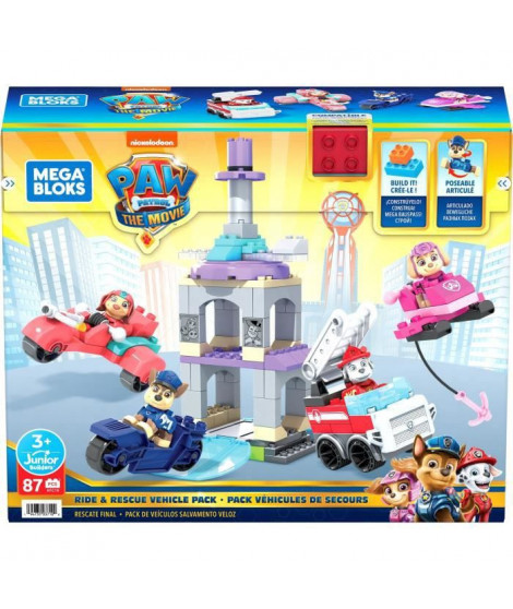 Mega Bloks La Pat'Patrouille - Centre de secours - Jeu de construction - Des 3 ans