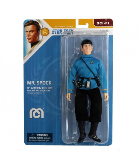 Mego Collector - Star Trek - Mr. Spock - Figurines Science-Fiction - Des 8 ans - Lansay