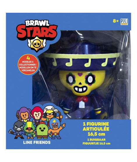 Brawl Stars - 1 Figurine Articulée 16,5 cm - Lot 3 - Figurines de Collection - Jeux Vidéos - Lansay