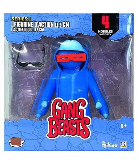 Gang Beasts - 1 Figurine Articulée de 11,5 cm - Lot 2 - Figurines de Collection - Jeux Vidéos - Lansay