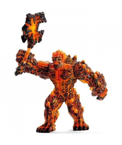 SCHLEICH - Golem de lave avec arme - 42447 - Gamme Eldrador