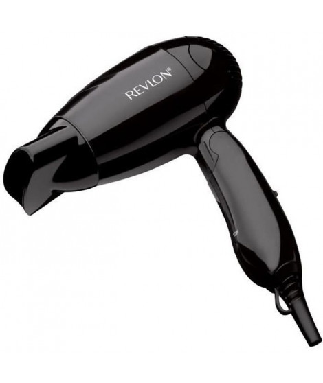 REVLON RVDR5305E - Seche-cheveux de voyage - 1200 W - 2 chaleurs - 2 vitesses - Poignée pliable bi-voltage