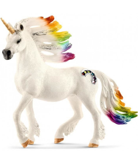 SCHLEICH - Licorne arc-en-ciel, mâle - 70523 - Gamme Bayala