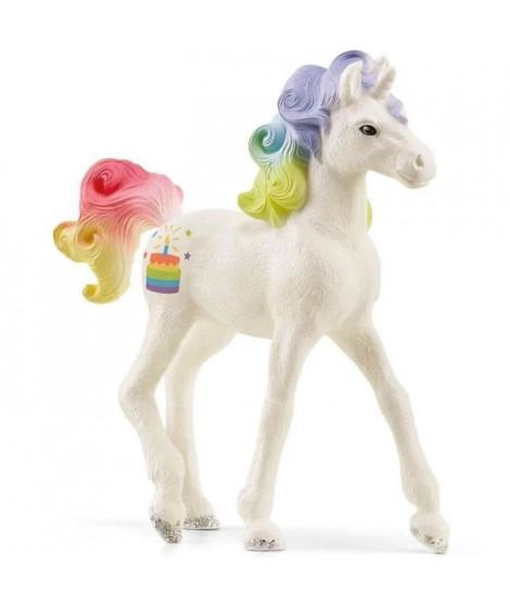 SCHLEICH - Licorne Rainbow Cake - 70742 - Gamme bayala