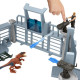 Jurassic World - Coffret Chaos A L'Avant-Poste - Figurines d'action - 4 ans et +
