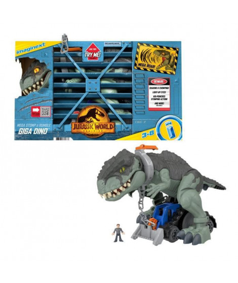 Imaginext - Fisher Price - Mega Dino Terreur - Figurine d'action 1er age - 3 ans et +