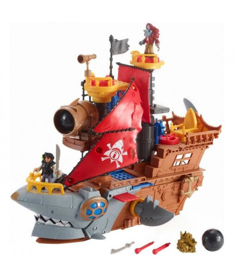 Fisher-Price - Imaginext Bateau Pirate Requin - 3 ans et +