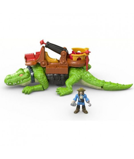 Fisher-Price - Imaginext Crocodile et Capitaine Crochet - 3 ans et +