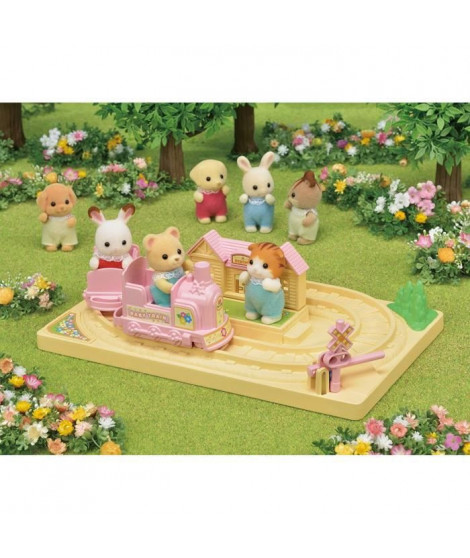 SYLVANIAN FAMILIES - 5320 - Le train tchou-tchou des bébés - La creche, l'école