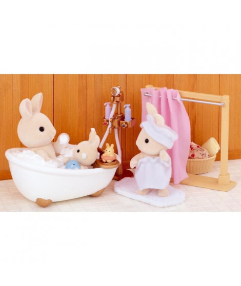 SYLVANIAN FAMILIES 5022 Set baignoire et douche - Le village