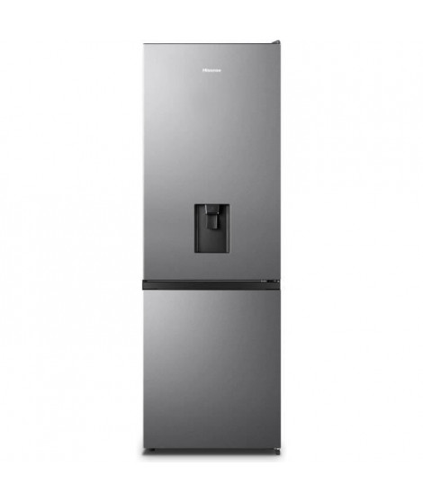 HISENSE RB372N4WD1 Réfrigérateur congélateur bas - 287L (207L+80L) - froid ventilé total - A+ - L59,5x H178,5 - silver