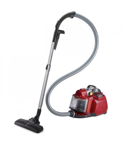 ELECTROLUX ESPC72RR Aspirateur traîneau sans sac Accessoires clipsés sur la poignée Brosse parquet - Rouge framboise