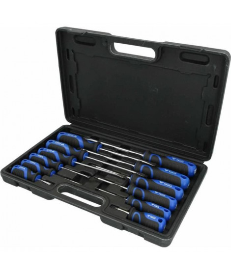 Jeu de 12 tournevis fente et PH - Brilliant Tools BT033012 - Coffret vissage