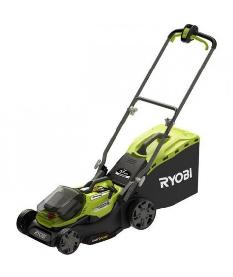 Tondeuse sur batterie 37cm de coupe RYOBI RY18LMX37A-150 - Livré avec 1 batterie 18V 5,0Ah et chargeur rapide