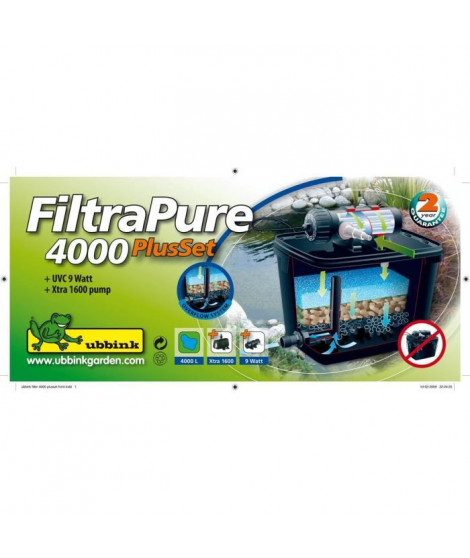 Kit filtration de bassin  4000l - FiltraPure 4000