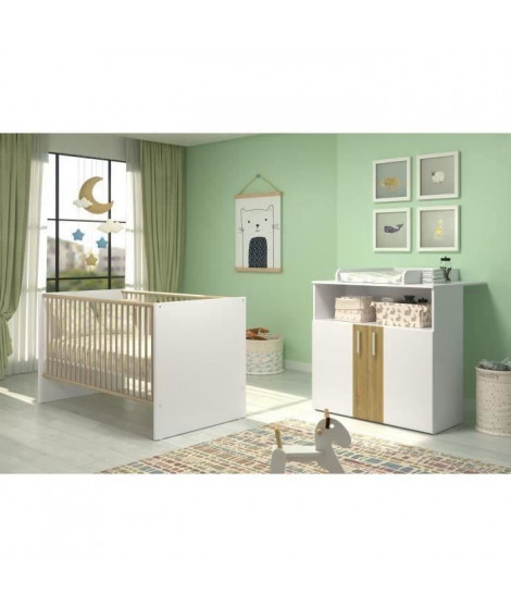 TREND TEAM OLIVIA SONOMA Chambre bébé complete : lit 70*140cm +