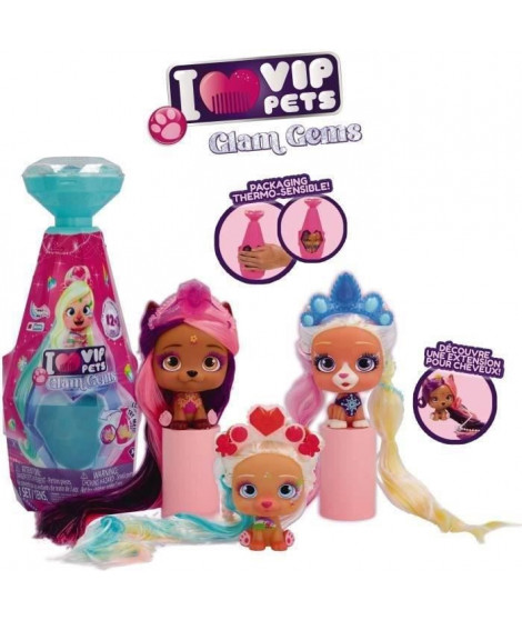 VIP Pets Glam Gems - A partir de 3 ans