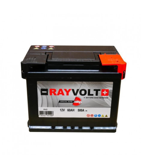 Batterie auto RAYVOLT RV2 60AH 500A