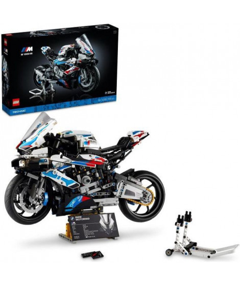 LEGO Technic 42130 BMW M 1000 RR, Construction Moto BMW, Maquette Moto GP, Échelle 1:5, Cadeau Motard, pour Adultes