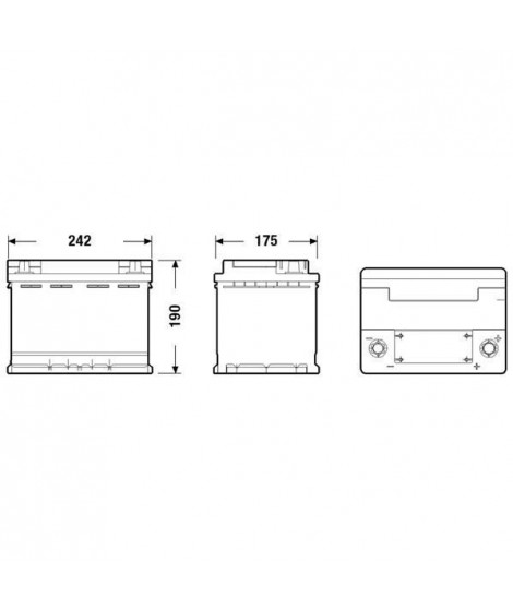 FULMEN  Batterie auto START-STOP AGM FK600 12V 60AH 680A