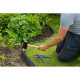 NATURE Lot de 10 ancres pour bordure de jardin - Polypropylene - Gris - H19,5 x 1,9 x 1,8 cm