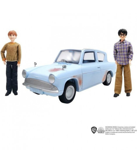 Harry Potter - Voiture Volante Et 2 Poupées - Poupée Figurine - Des 6 ans