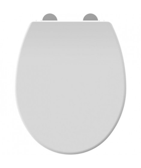 ALLIBERT Abattant de toilette a fermeture silencieuse Dolceo - Blanc mat