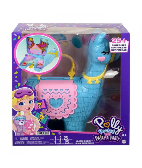 Polly Pocket - Sac Lama Surprises - poupée mini-univers - 4 ans et +